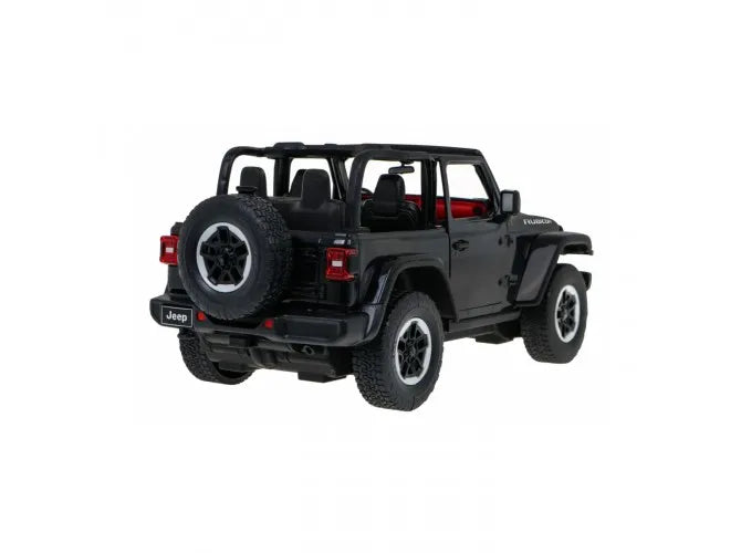 Nuotoliniu būdu valdomas automobilis RC Jeep Wrangler RS 1:14 juodas