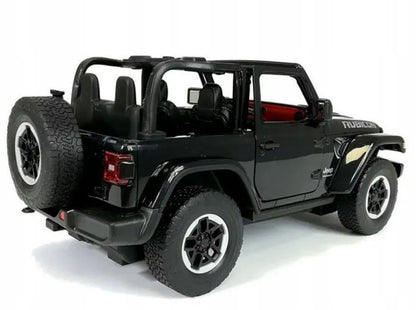 Nuotoliniu būdu valdomas automobilis RC Jeep Wrangler RS 1:14 juodas