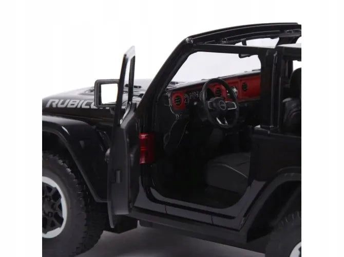 Nuotoliniu būdu valdomas automobilis RC Jeep Wrangler RS 1:14 juodas