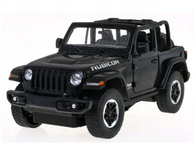 Nuotoliniu būdu valdomas automobilis RC Jeep Wrangler RS 1:14 juodas