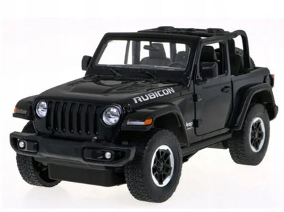 Nuotoliniu būdu valdomas automobilis RC Jeep Wrangler RS 1:14 juodas