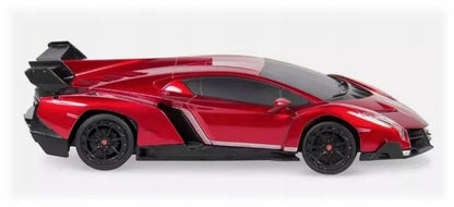 Nuotoliniu būdu valdomas automobilis RC Lamborghini 1:14 raudonas Coil