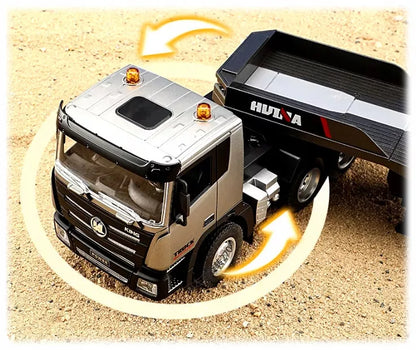 Nuotoliniu būdu valdomas krovininis automobilis su tralu Coil RC LED