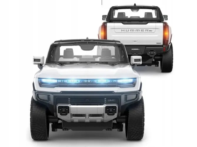 Nuotoliniu būdu valdomas visureigis 4x4 RC Hummer baltas