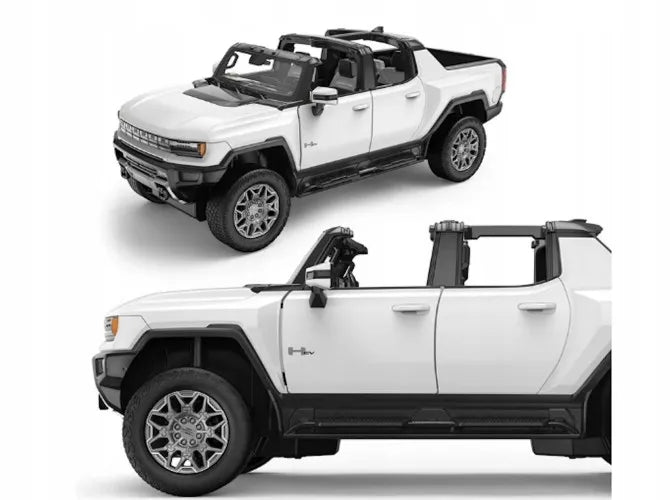 Nuotoliniu būdu valdomas visureigis 4x4 RC Hummer baltas