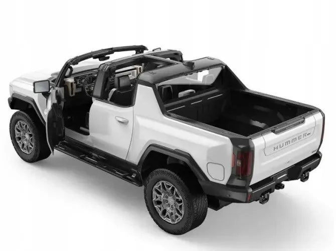 Nuotoliniu būdu valdomas visureigis 4x4 RC Hummer baltas