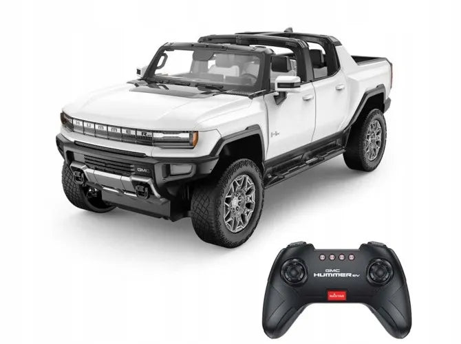 Nuotoliniu būdu valdomas visureigis 4x4 RC Hummer baltas