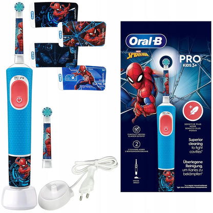 „Oral-B Vitality Pro D103 Kids“ elektrinis dantų šepetėlis vaikams, „Spider-Man“
