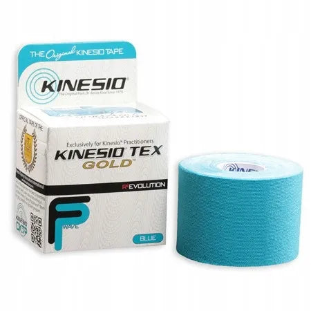 Originali mėlyna kineziologinio teipavimo juosta Kinesio Tex Gold FP