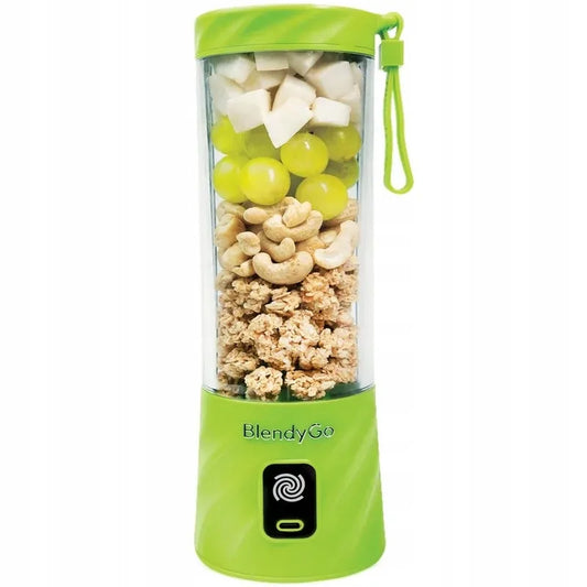 Originalus „BlendyGO 3“ belaidis nešiojamasis trintuvas, USB, 550 ml, žalias