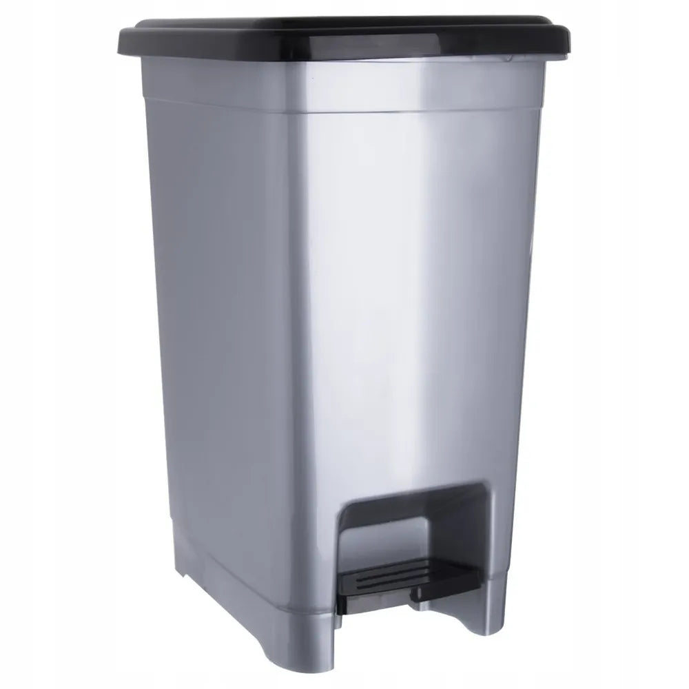 ORION siaura plastikinė šiukšliadėžė su pedalu ir dangčiu, 15 l