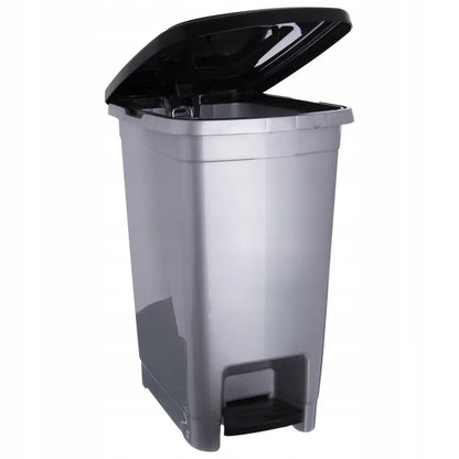 ORION siaura plastikinė šiukšliadėžė su pedalu ir dangčiu, 15 l