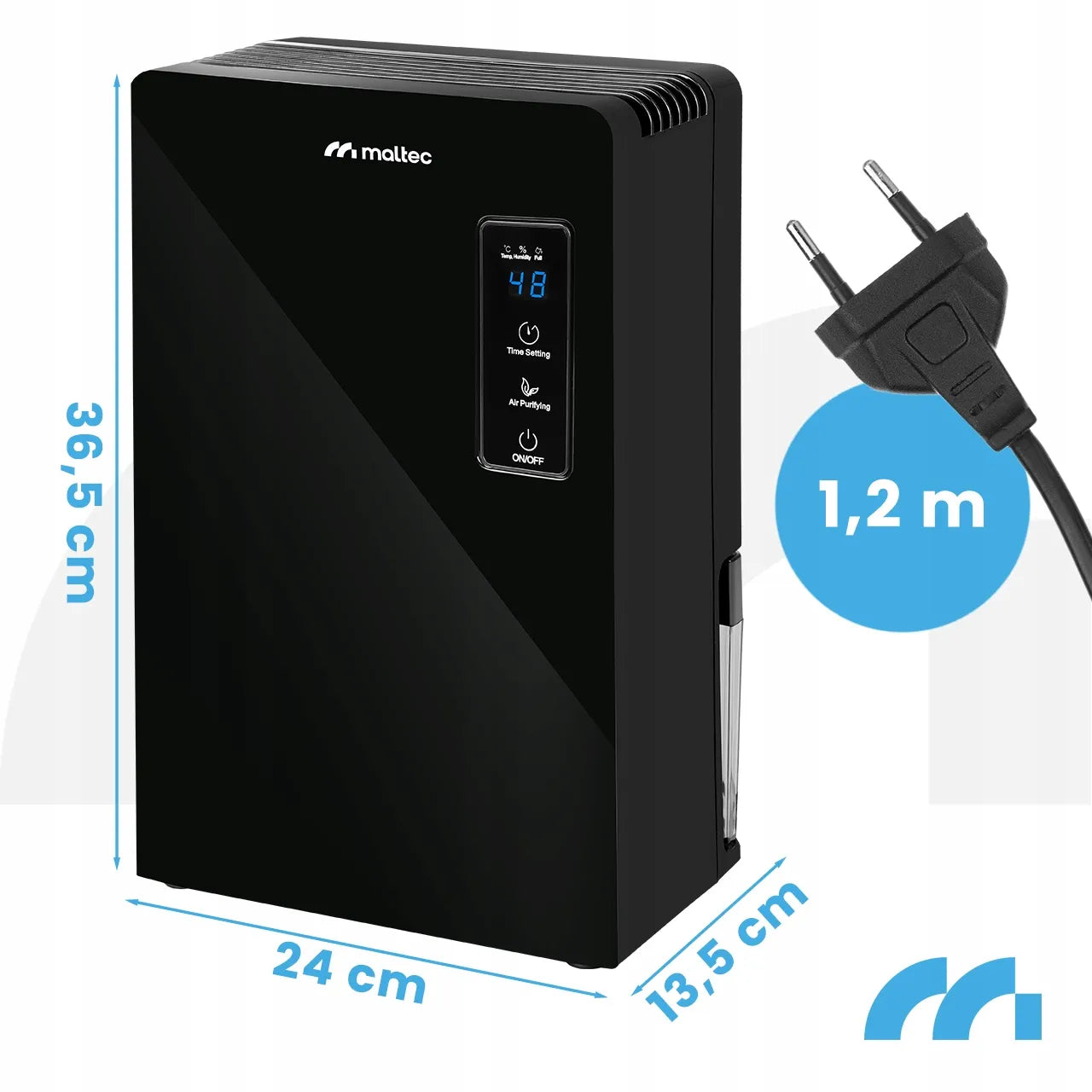 Oro sausintuvas drėgmės sugėriklis didelis tylus galingas 2200ml 90W