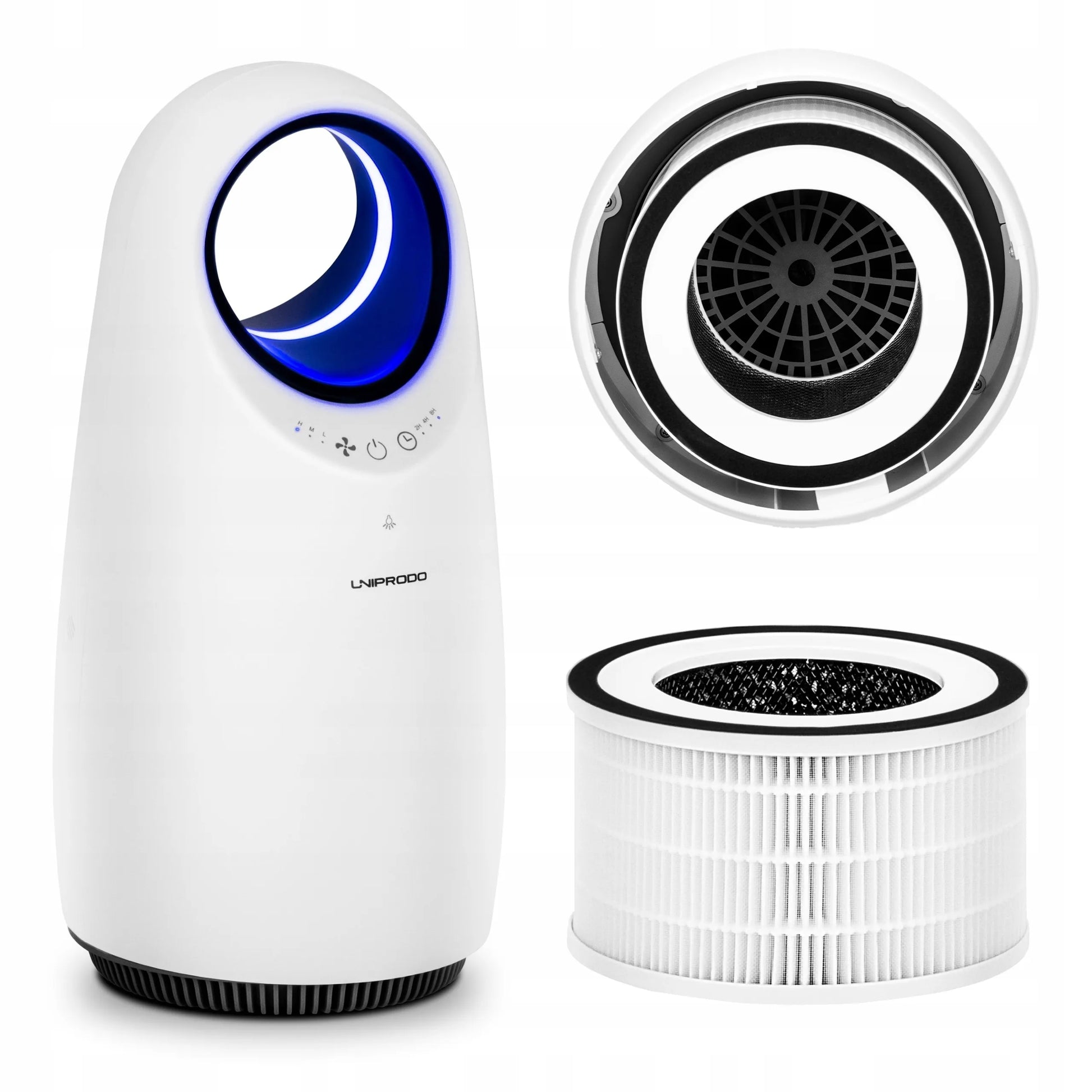 Oro valytuvas Uniprodo UNI_AIR PURIFIER_03 10 m² HEPA anglies filtras