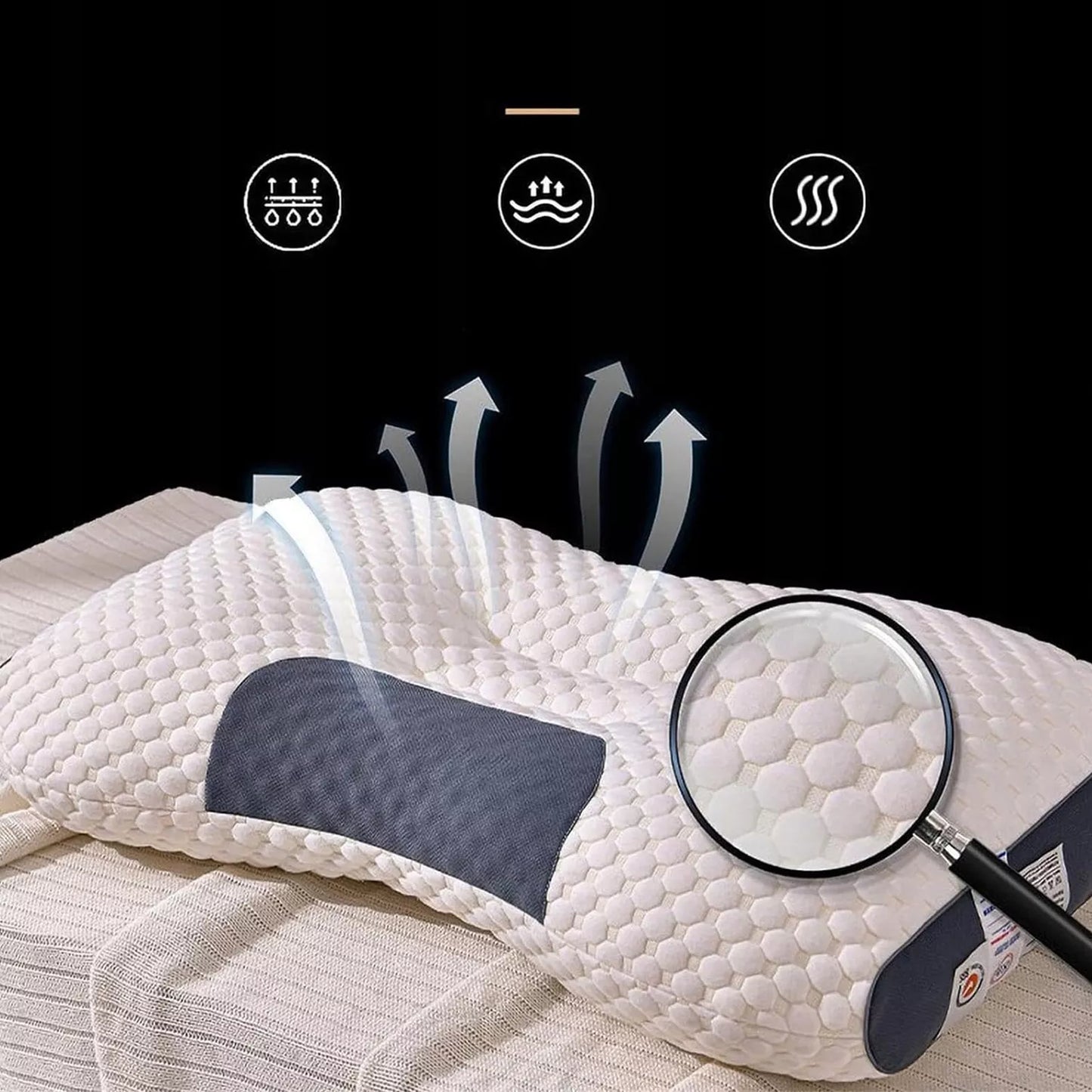 Ortopedinė pagalvė miegui ant šono – ergonomiška kaklo pagalvė