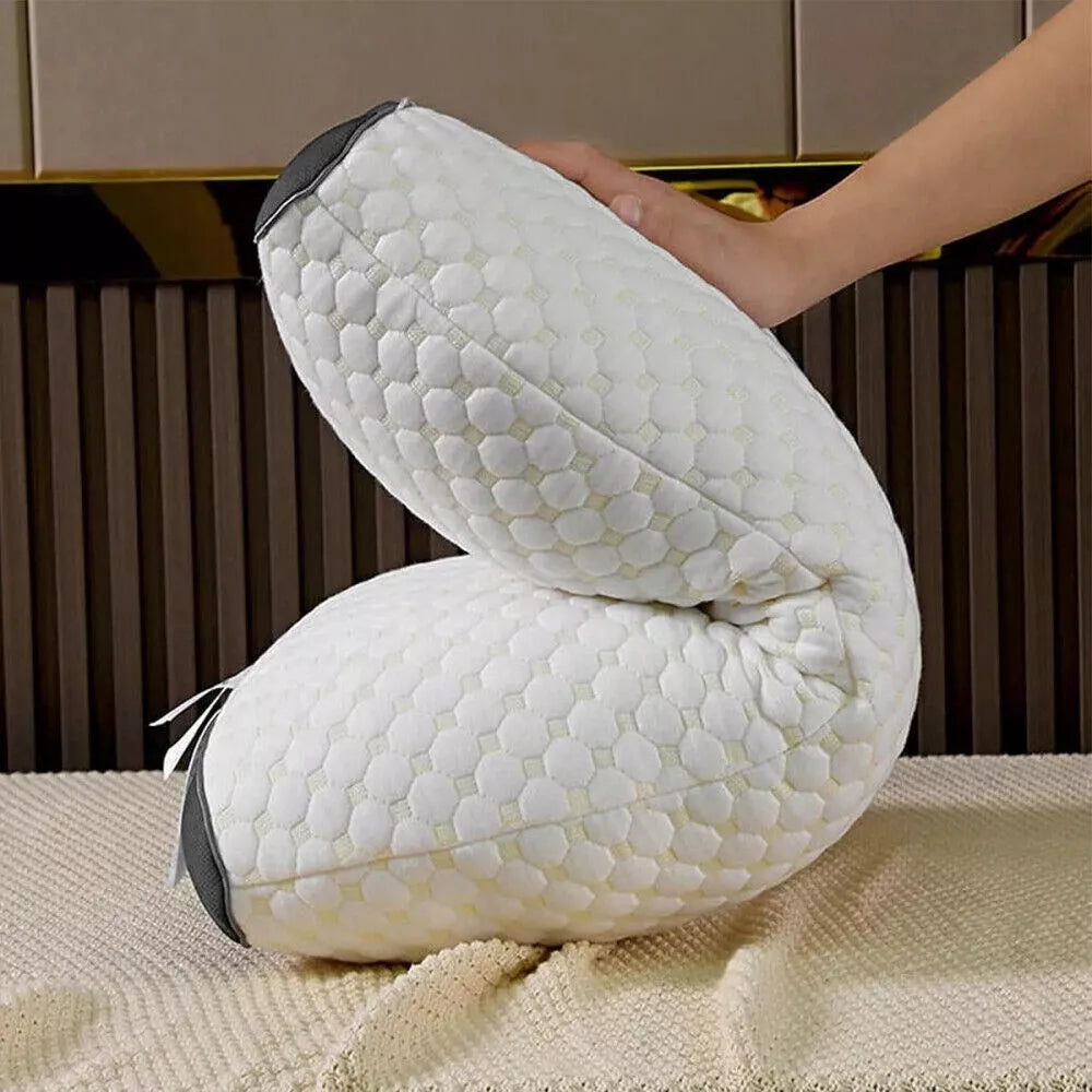 Ortopedinė pagalvė miegui ant šono – ergonomiška kaklo pagalvė