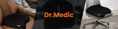 Ortopedinė sėdėjimo pagalvė Dr.Medic su Memory putomis darbui biure ir automobiliui