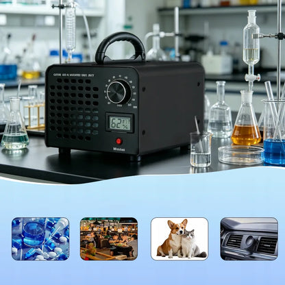 OZONO generatorius ozonatorius oro valytuvas automobiliui 60000 mg/val su filtru
