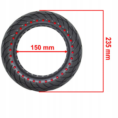 Padanga elektriniam paspirtukui 10x2.50 skirta Ninebot MAX Motus Scooty 10 pilnavidurė TL
