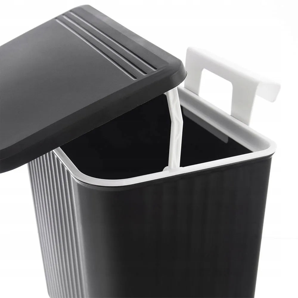 Pakabinamas virtuvinis šiukšlių kibiras ant spintelės durelių, 13 l