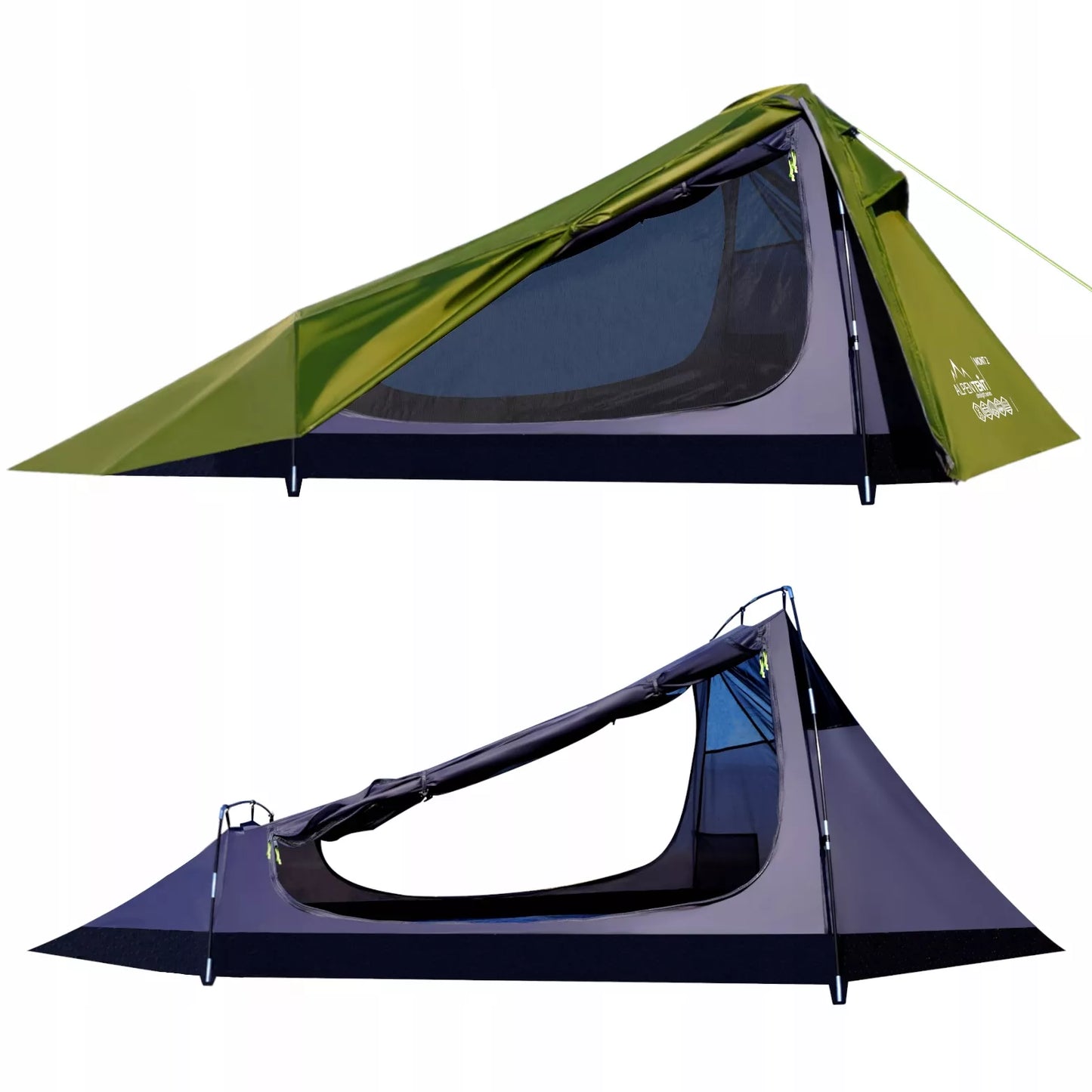 Palapinė AlpenTent MONT 2 Ultralight 2 asmenų TIK 2,4 kg