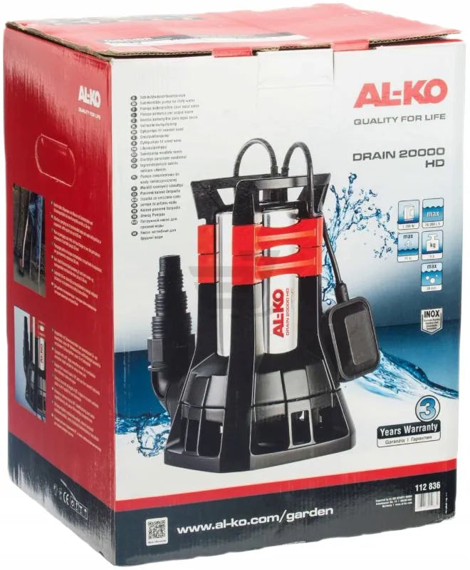 Panardinamasis siurblys Al-Ko DRAIN 20000 HD 112836 1300 W 20000 l/h