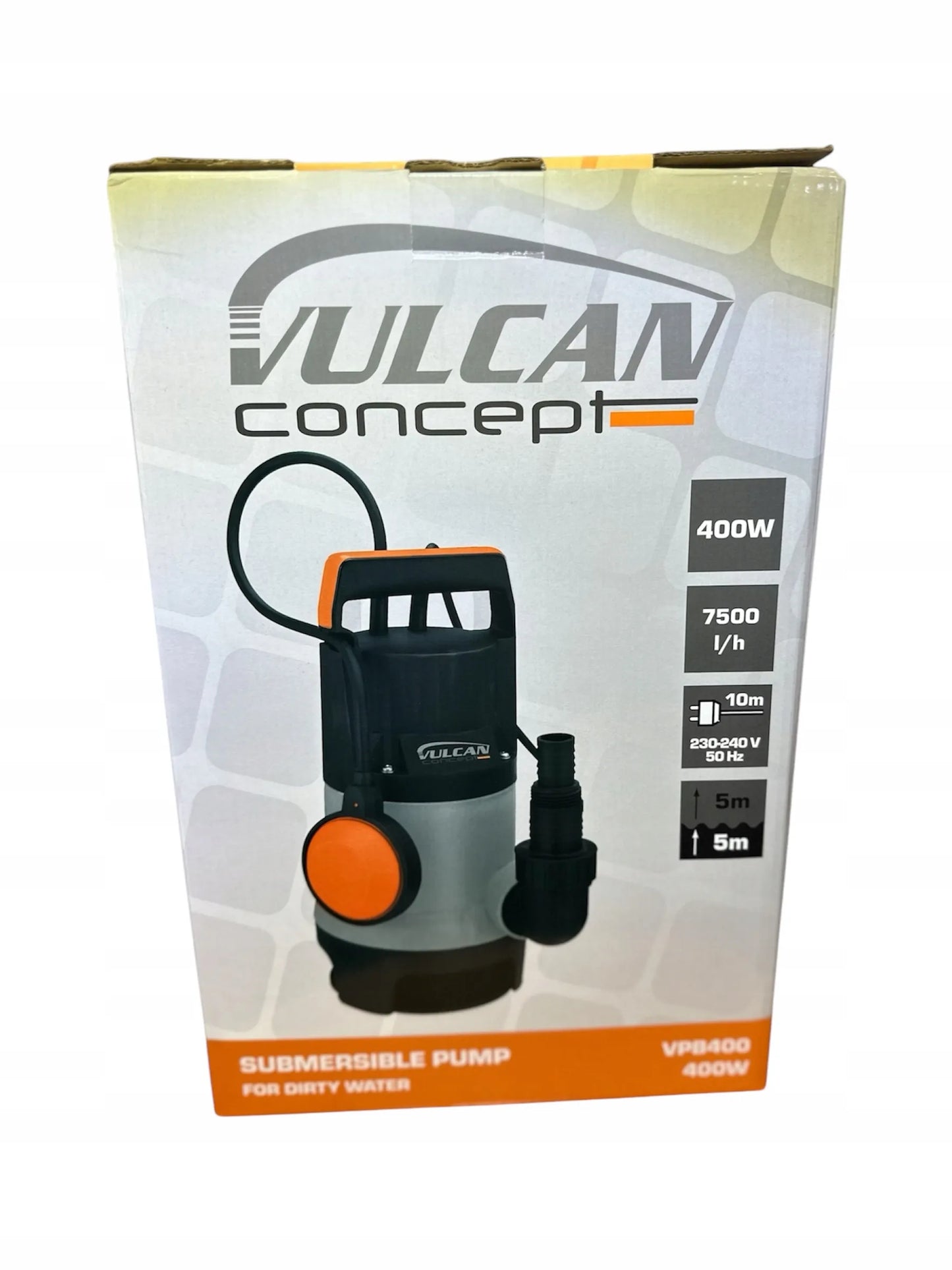Panardinamasis siurblys nešvariam ir švariam vandeniui Vulcan Concept 4 galingas ir patvarus