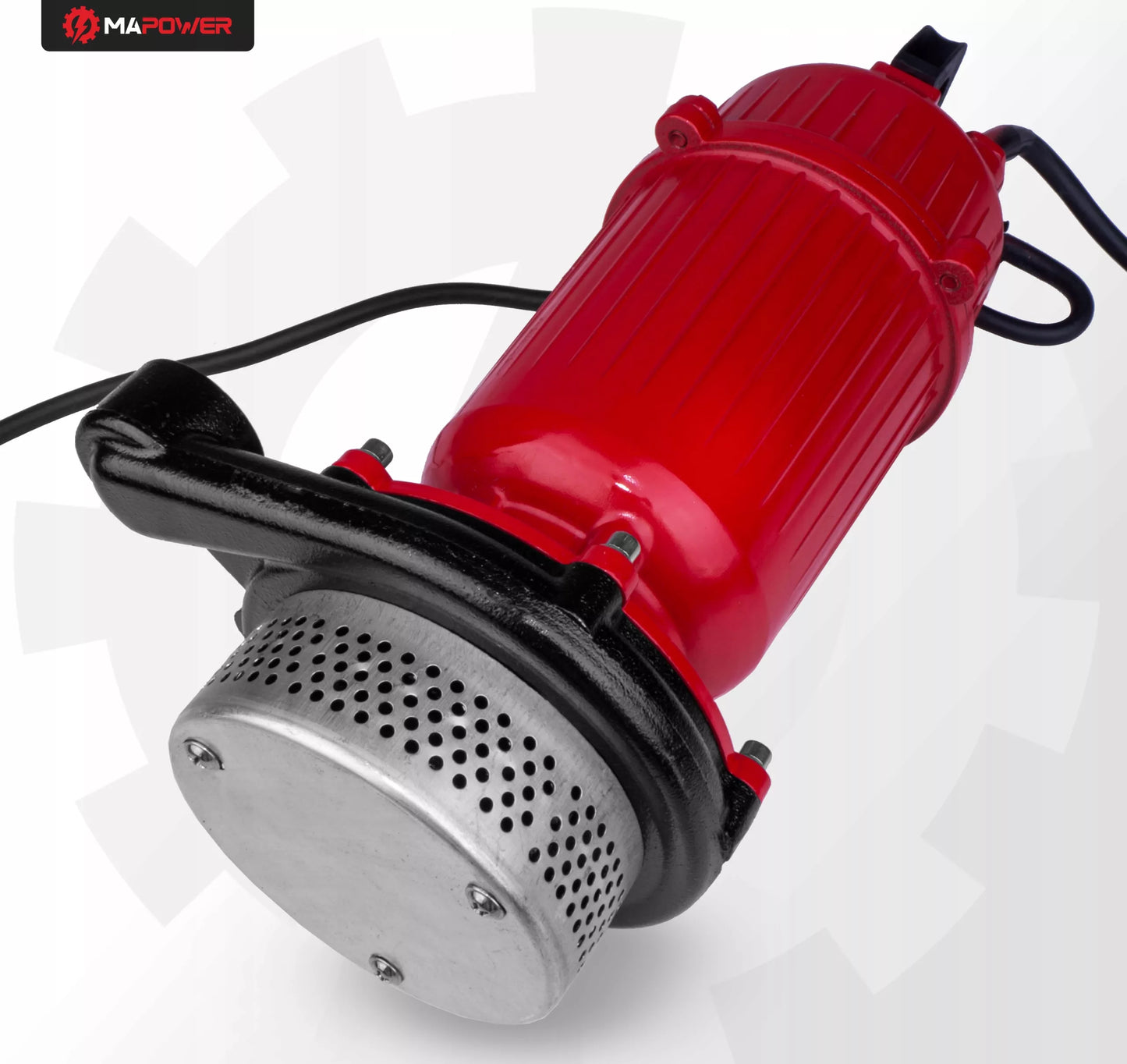 Panardinamasis vandens siurblys MAPOWER 370W švariam ir purvinam vandeniui su plūde