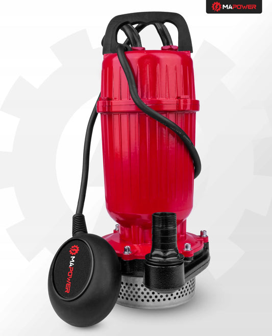 Panardinamasis vandens siurblys MAPOWER 370W švariam ir purvinam vandeniui su plūde