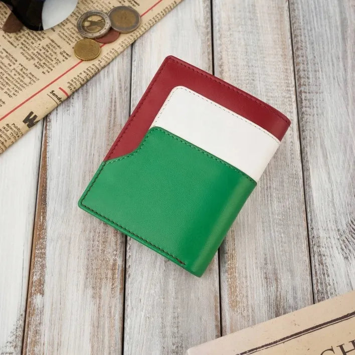 Paolo Peruzzi Italia vyriška odinė piniginė su RFID apsauga