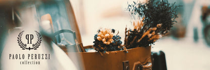Paolo Peruzzi odinis moteriškas piniginės su RFID apsauga, mažas, juodas