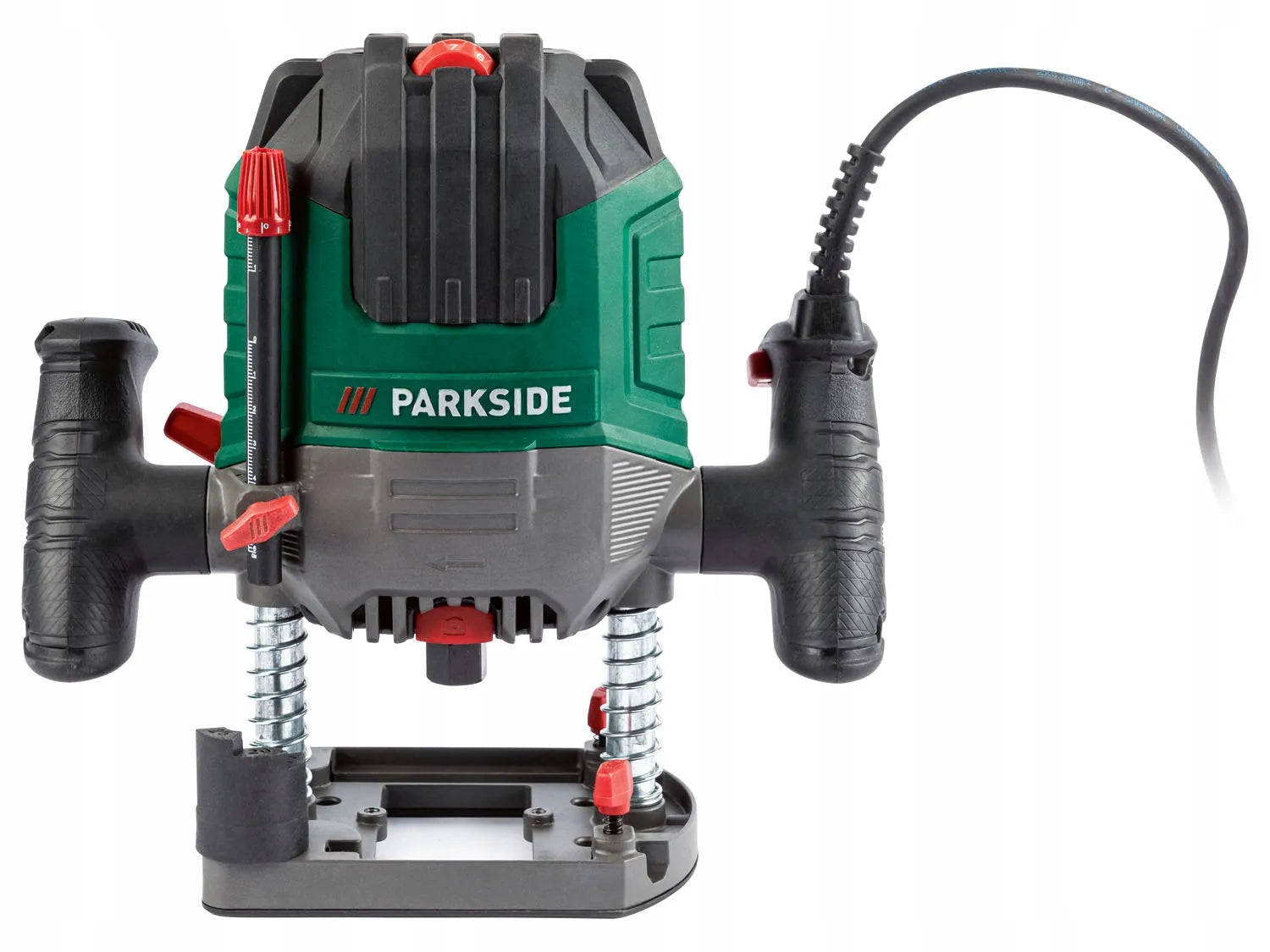 Parkside elektrinė viršutinio frezavimo staklės POF 1200 F5, 1200 W + FREZŲ RINKINYS