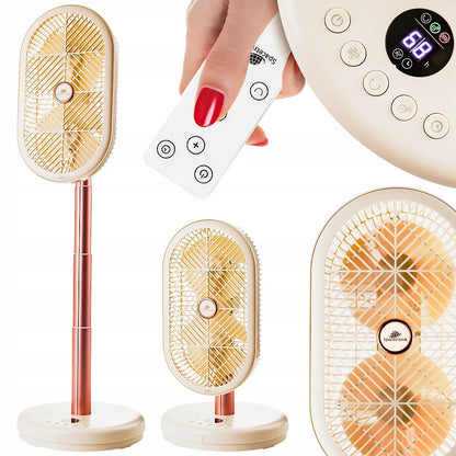 Pastatomas namų ventiliatorius Spacetronik AirPuff 2, 2 varikliai, jonizacija, tylus