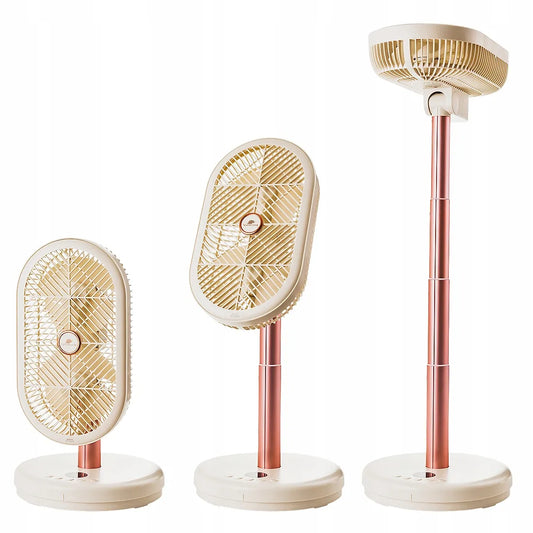 Pastatomas namų ventiliatorius Spacetronik AirPuff 2 su 2 varikliais ir jonizacija, tylus