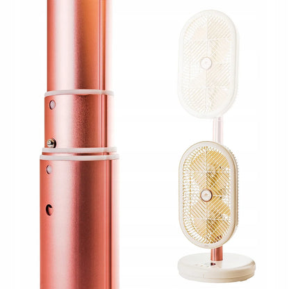 Pastatomas namų ventiliatorius Spacetronik AirPuff 2 su 2 varikliais ir jonizacija, tylus
