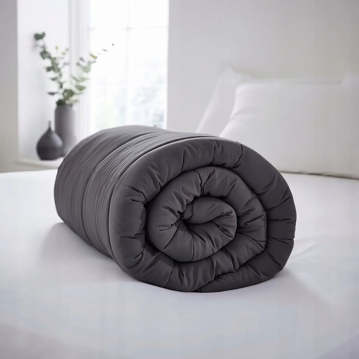 Pasunkinta antklodė SEVERNO Home Gravity 6, sensorinė, antistresinė, 150 × 200 cm, 6,8 kg, su krepšiu