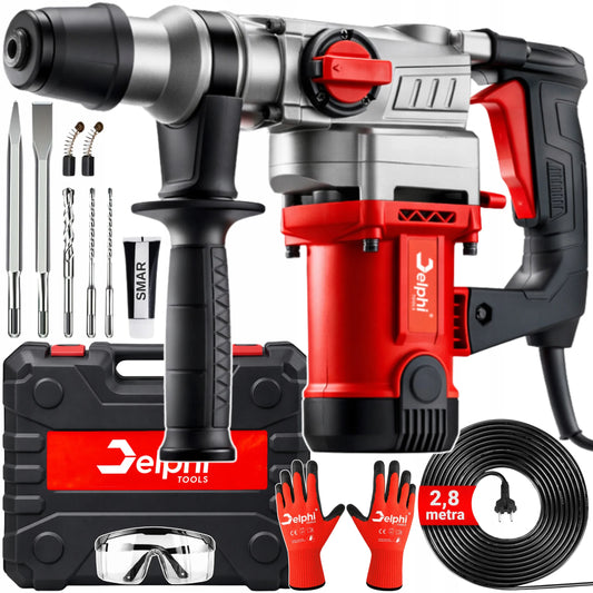 Perforatorius Delphi tools, 2200W, SDS+, 4J, 2.8m laidas