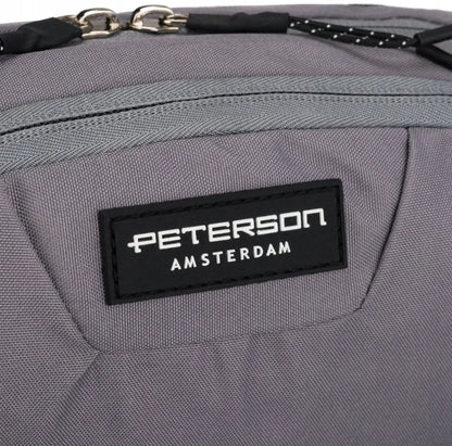 PETERSON didelis erdvus sportinis juosmens krepšys su užtrauktuku ir daug kišenių