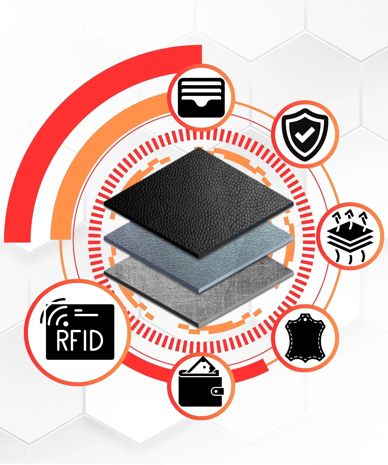 Peterson moteriška ekologiškos odos piniginė ruda