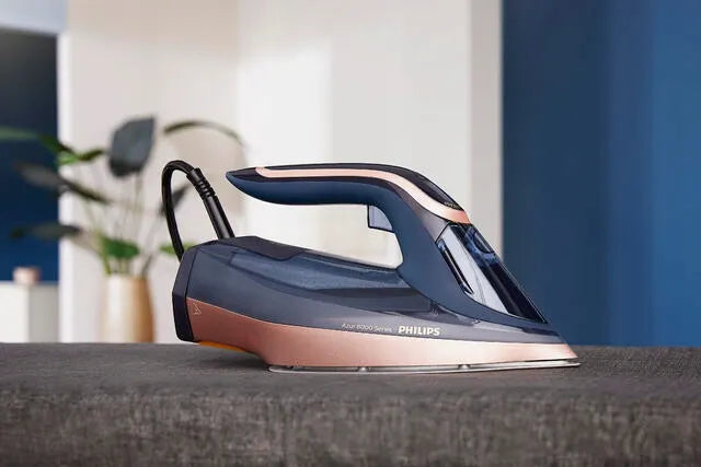 „Philips Azur DST8050/20“ mėlynas garinis lygintuvas
