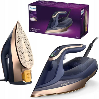 „Philips Azur DST8050/20“ mėlynas garinis lygintuvas