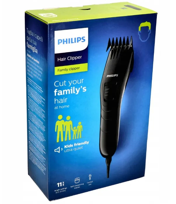 „Philips QC5115/15“ plaukų kirpimo mašinėlė su reguliuojamomis šukomis