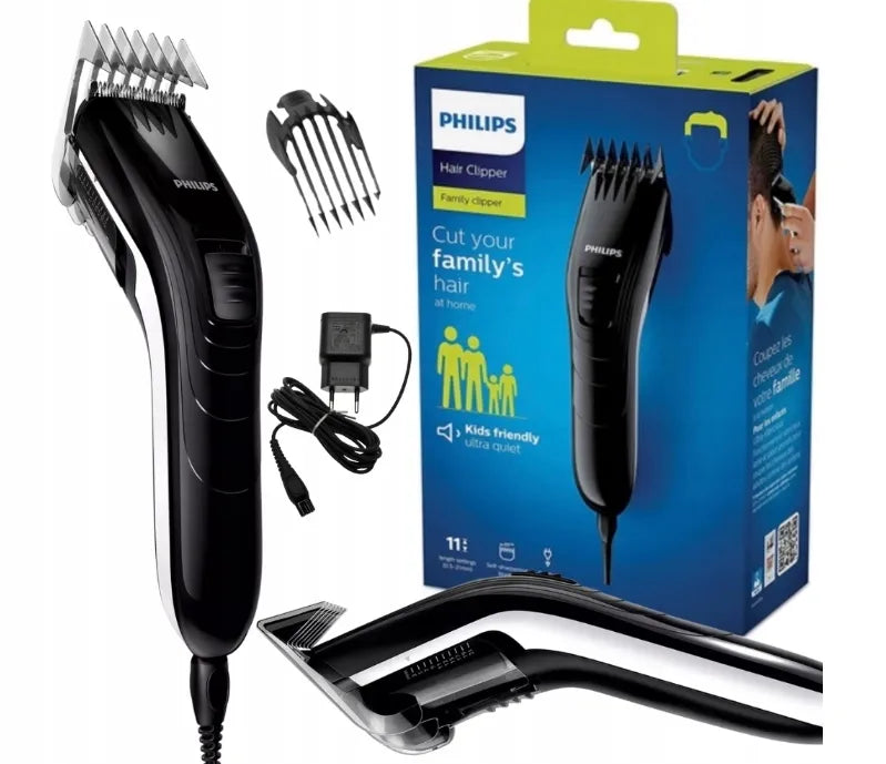 „Philips QC5115/15“ plaukų kirpimo mašinėlė su reguliuojamomis šukomis