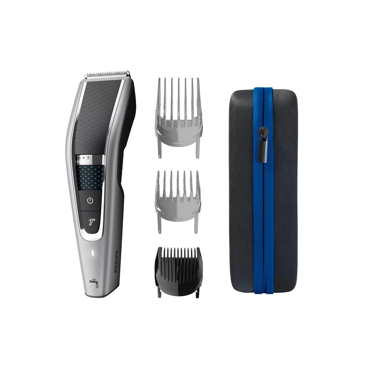 PHILIPS Series 5000 plaukų ir barzdos kirpimo mašinėlė su dėklu