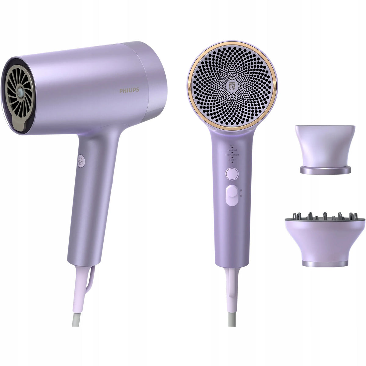 „Philips Series 7000 BHD720/10“ plaukų džiovintuvas su „ThermoShield Advanced“, 1800 W