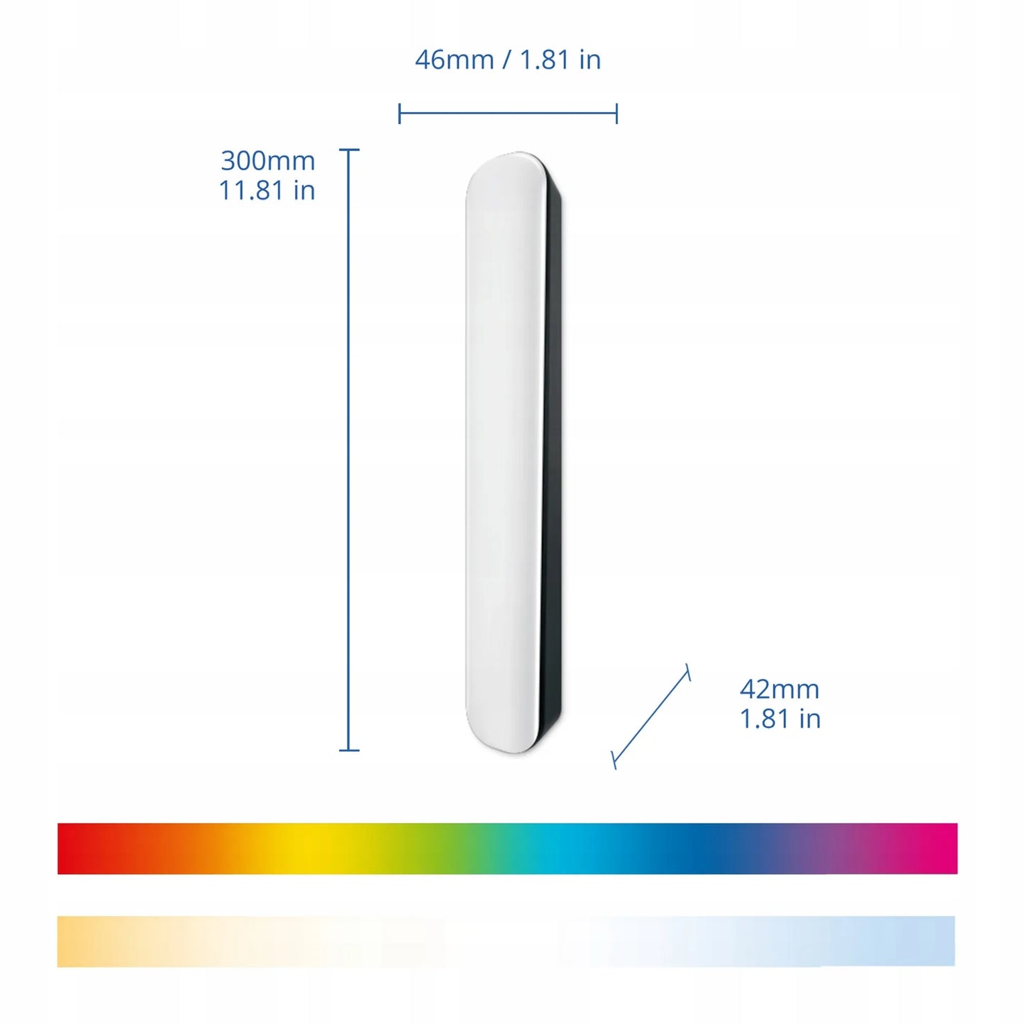 PHILIPS SMART LED žaidimų RGBIC šviesos juostų rinkinys, WiFi, WiZ programėlė, 2 vnt.