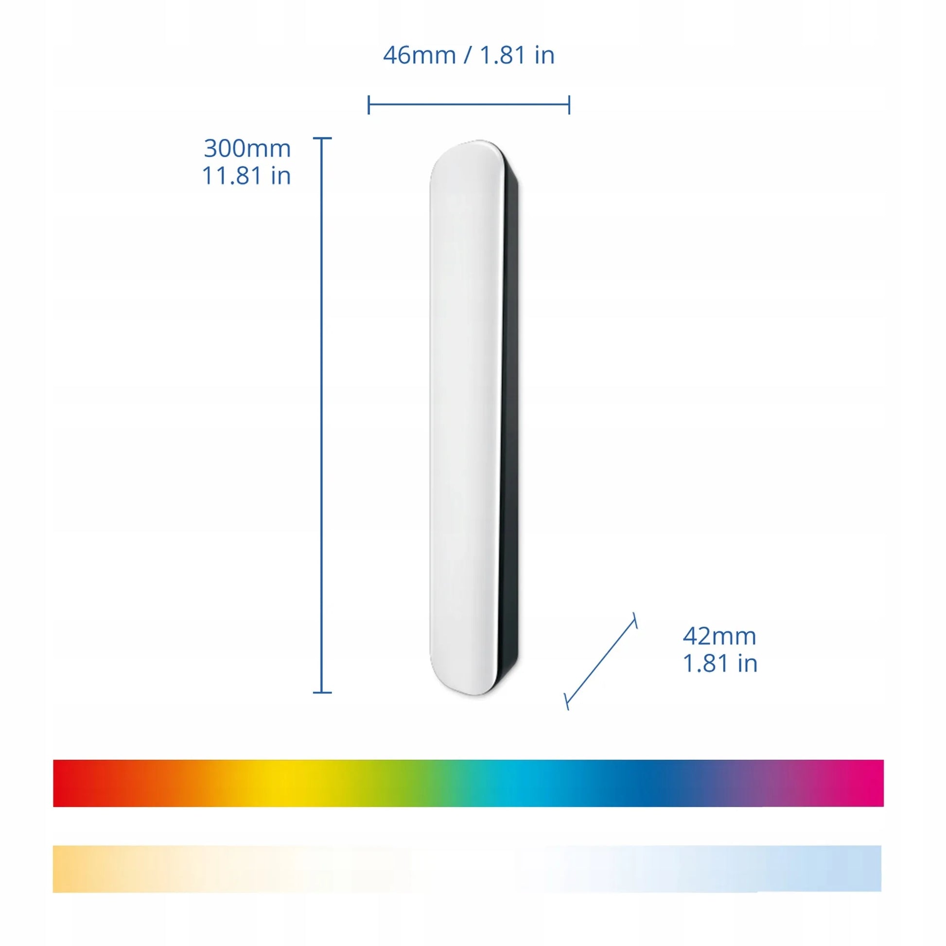 PHILIPS SMART LED žaidimų RGBIC šviesos juostų rinkinys, WiFi, WiZ programėlė, 2 vnt.