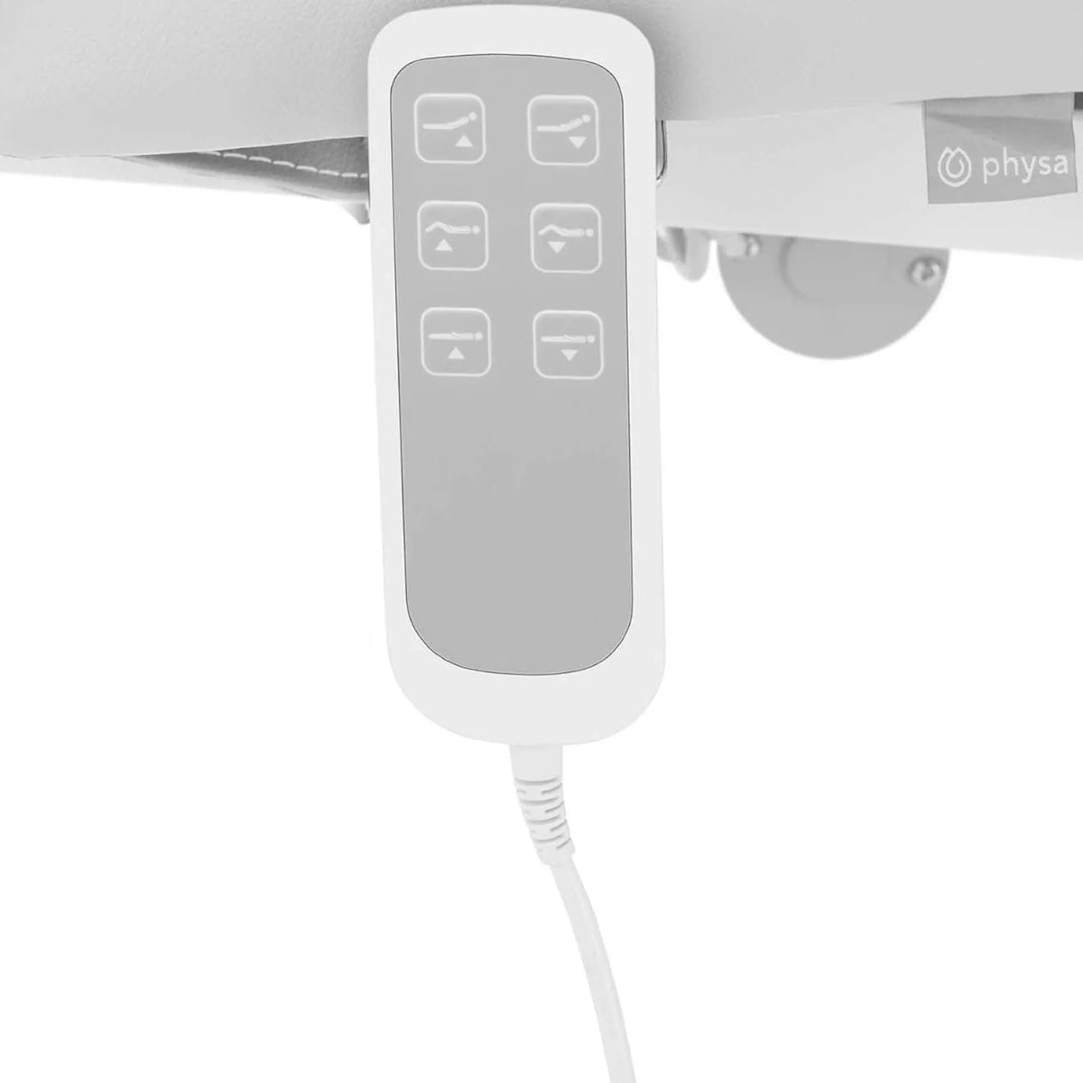 Physa NANTES elektrinis masažo ir kosmetinis stalas, 3 varikliai, 250 kg, baltas