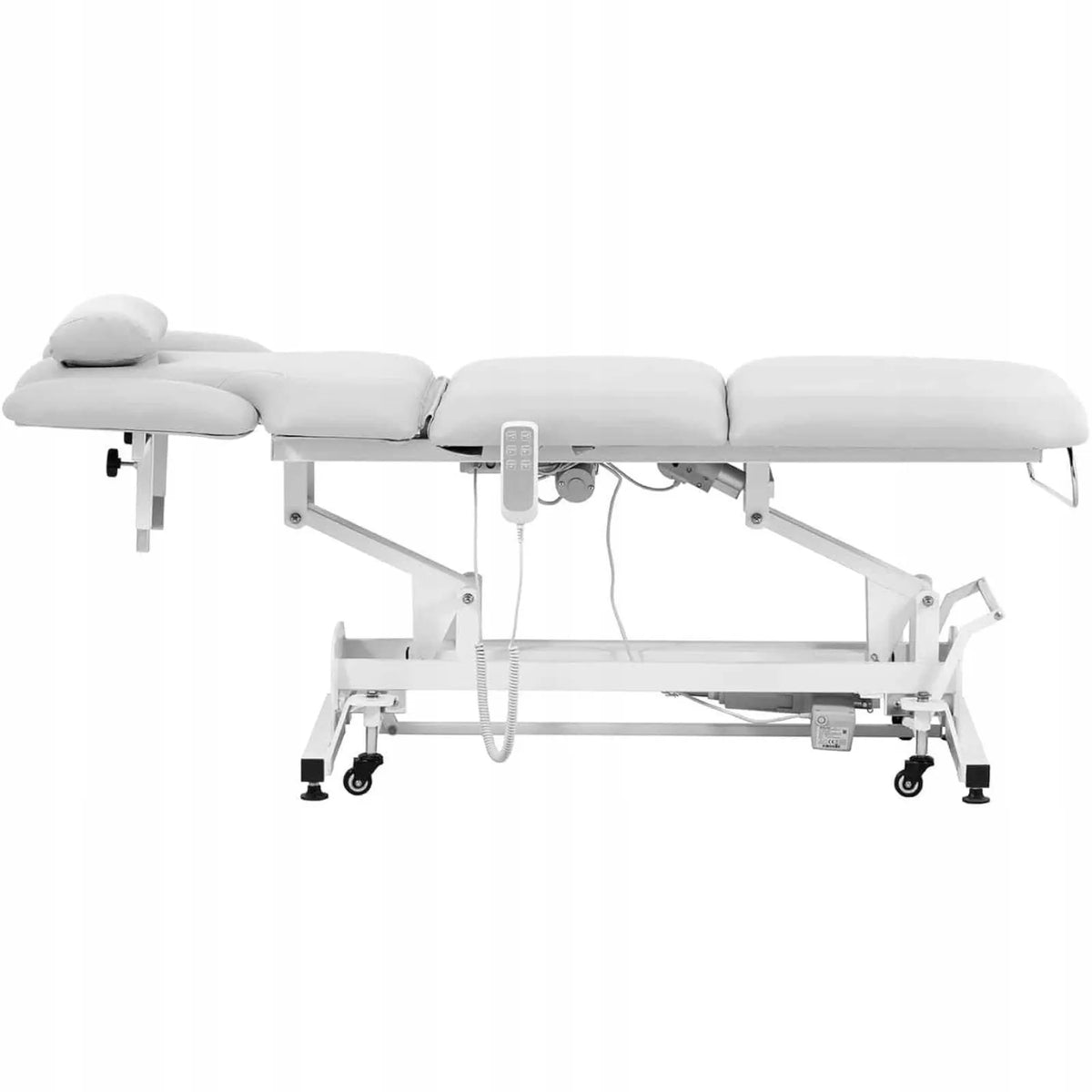 Physa NANTES elektrinis masažo ir kosmetinis stalas, 3 varikliai, 250 kg, baltas