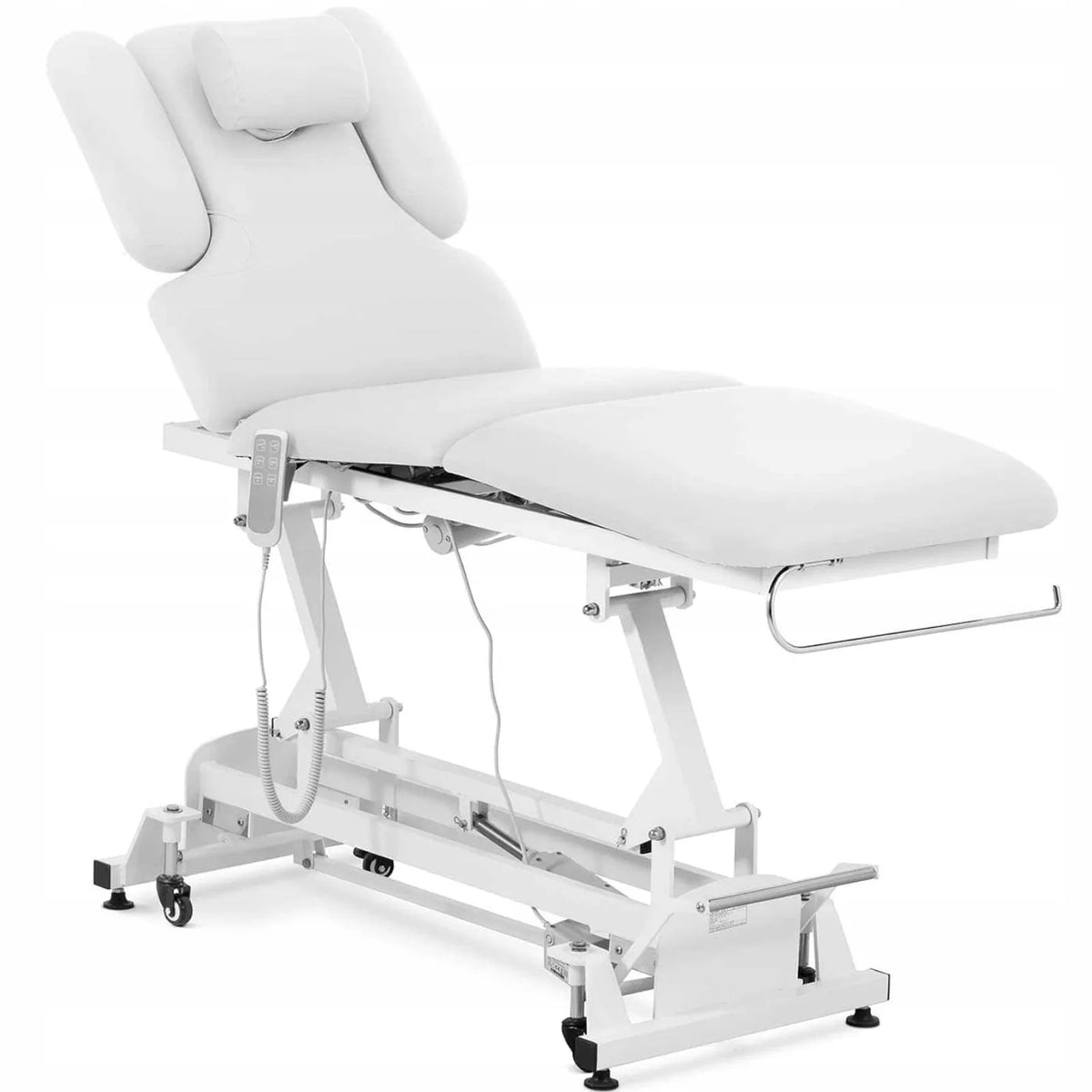 Physa NANTES elektrinis masažo ir kosmetinis stalas, 3 varikliai, 250 kg, baltas